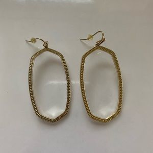 Kendra Scott gold Danielle open frame